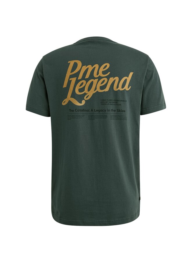 PTSS2503569 6147 PME Legend Short sleeve r-neck single jersey Green Gables