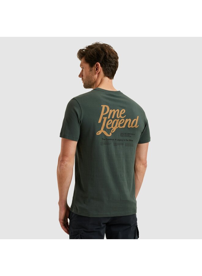PTSS2503569 6147 PME Legend Short sleeve r-neck single jersey Green Gables