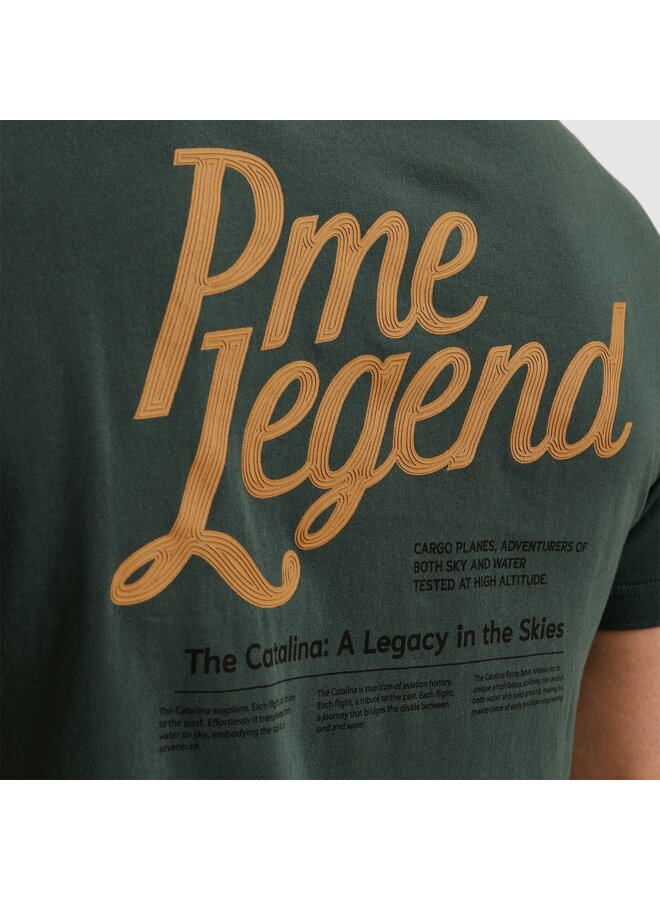 PTSS2503569 6147 PME Legend Short sleeve r-neck single jersey Green Gables