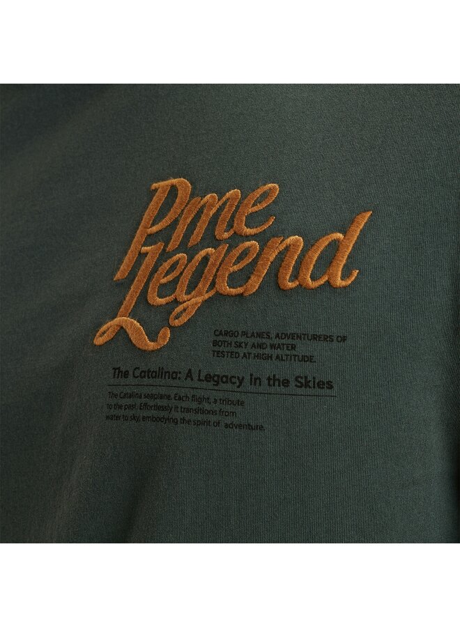 PTSS2503569 6147 PME Legend Short sleeve r-neck single jersey Green Gables