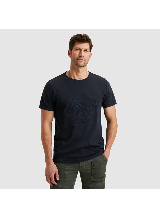 PTSS2503568 5281 PME Legend Short sleeve r-neck pique mix Salute
