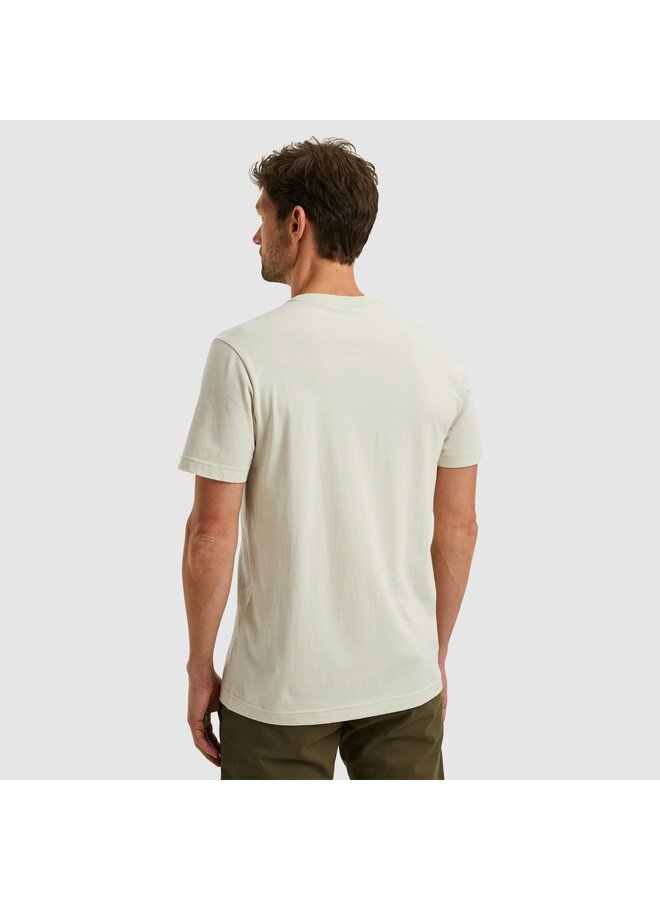 PTSS2503562 7013 PME Legend Short sleeve r-neck single jersey Bone White