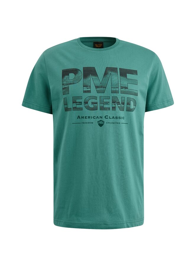 PTSS2503562 6072 PME Legend Short sleeve r-neck single jersey Deep Jungle