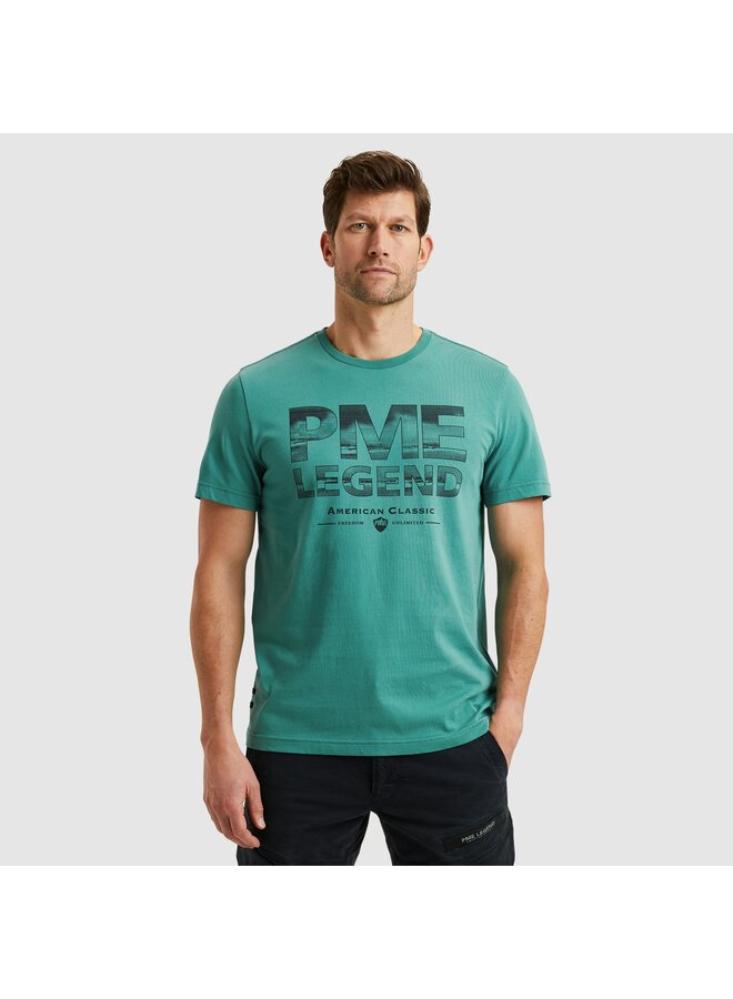 PTSS2503562 6072 PME Legend Short sleeve r-neck single jersey Deep Jungle