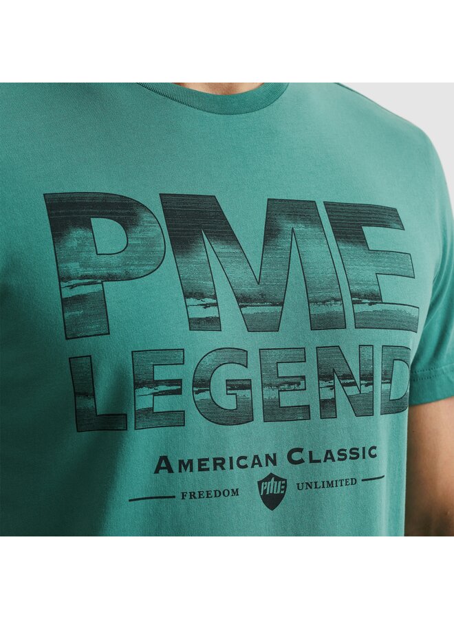 PTSS2503562 6072 PME Legend Short sleeve r-neck single jersey Deep Jungle