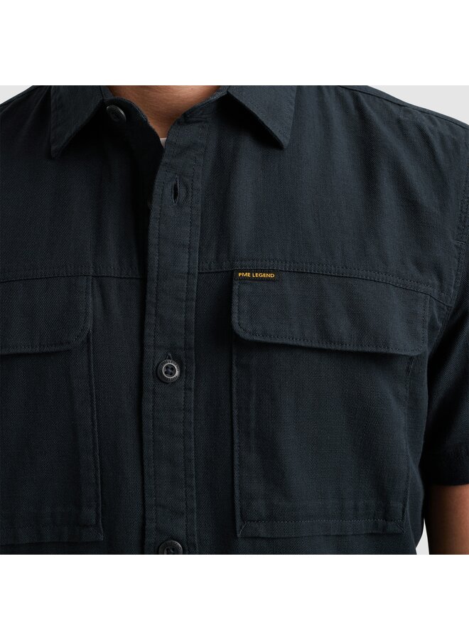 PSIS2503242 5281 PME Legend Short Sleeve Shirt Slub Cotton Salute
