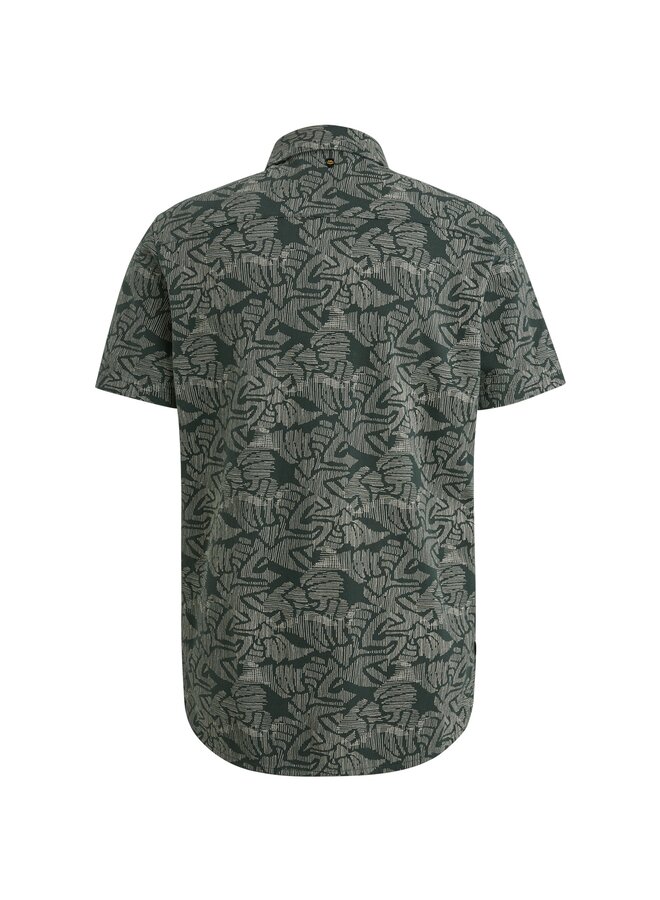 PSIS2503238 6147 PME Legend Short Sleeve Shirt Print on Jersey Pique Green Gables