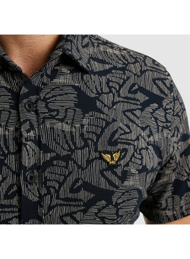 PSIS2503238 5281 PME Legend Short Sleeve Shirt Print on Jersey Pique Salute