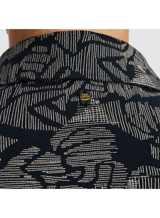 PSIS2503238 5281 PME Legend Short Sleeve Shirt Print on Jersey Pique Salute