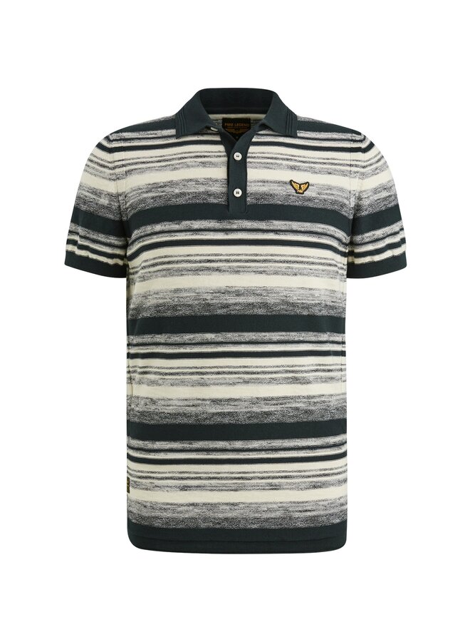PPSS2503866 5281 PME Legend Short sleeve polo cotton slub gradient Salute