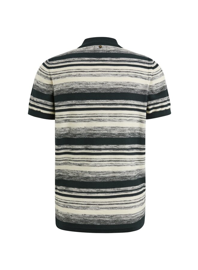 PPSS2503866 5281 PME Legend Short sleeve polo cotton slub gradient Salute