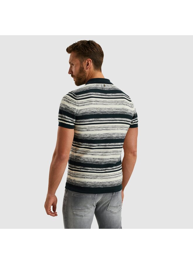 PPSS2503866 5281 PME Legend Short sleeve polo cotton slub gradient Salute