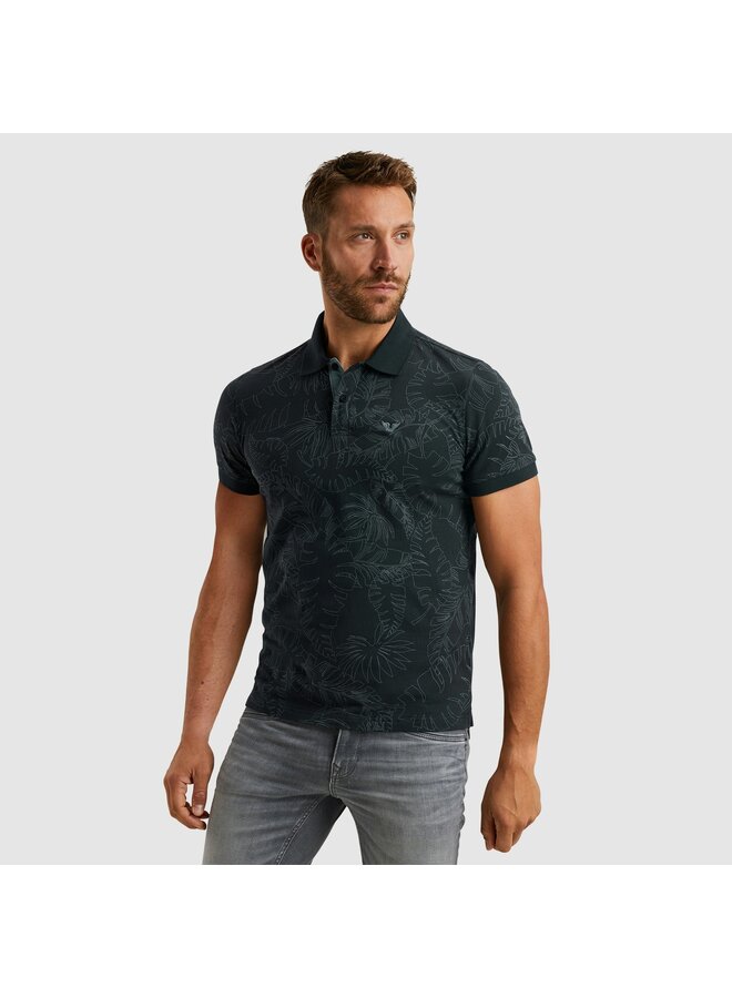 PPSS2503859 5281 PME Legend Short sleeve polo Single jersey aop Salute