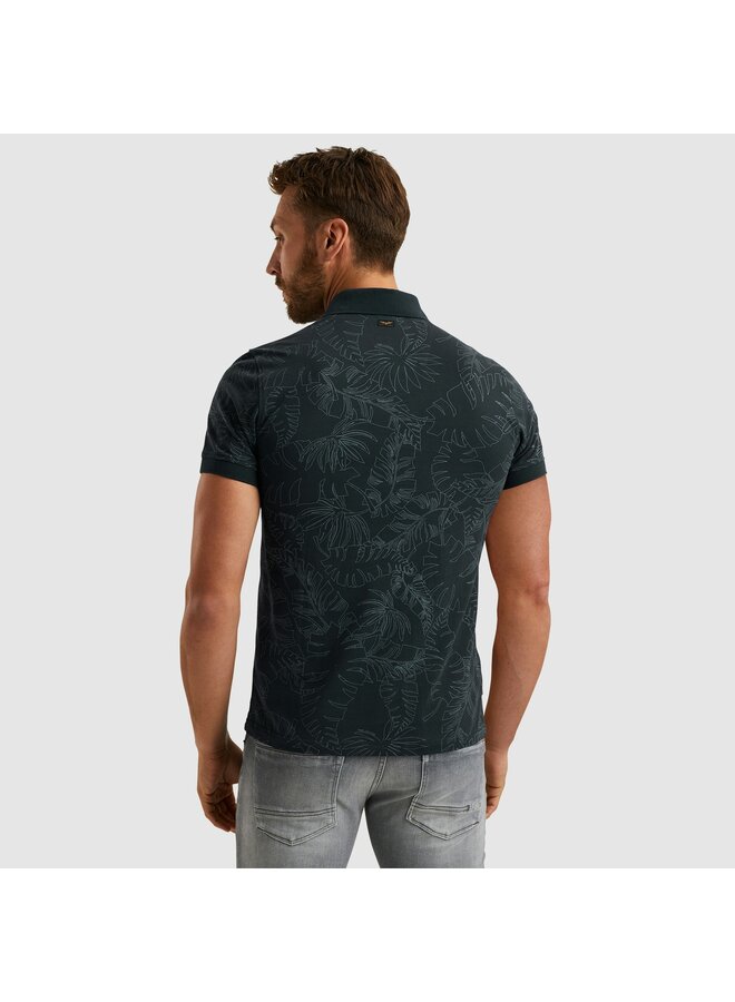 PPSS2503859 5281 PME Legend Short sleeve polo Single jersey aop Salute