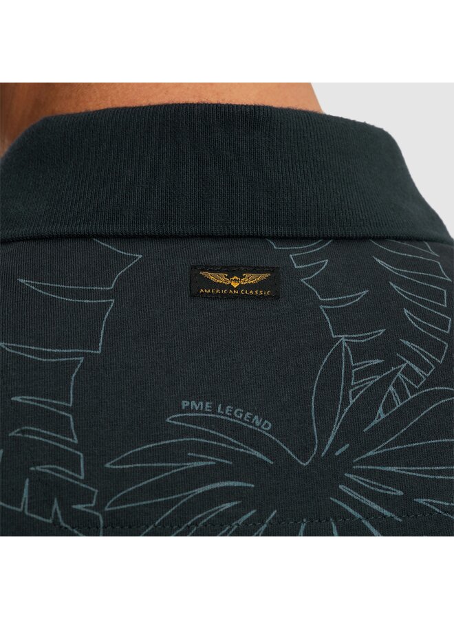 PPSS2503859 5281 PME Legend Short sleeve polo Single jersey aop Salute