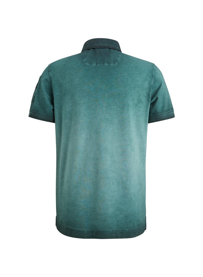 PPSS2503855 6147 PME Legend Short sleeve polo cold dye pique Green Gables
