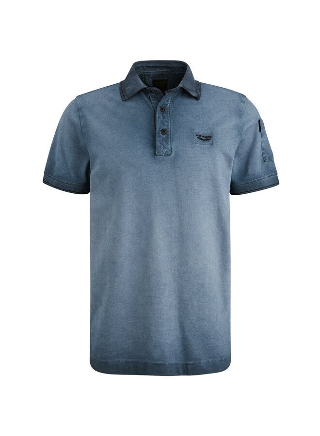 PPSS2503855 5281 PME Legend Short sleeve polo cold dye pique Salute