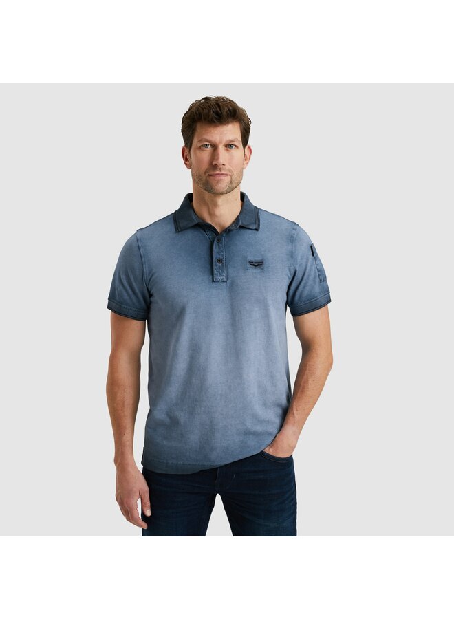 PPSS2503855 5281 PME Legend Short sleeve polo cold dye pique Salute