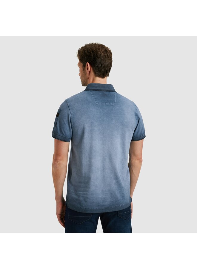 PPSS2503855 5281 PME Legend Short sleeve polo cold dye pique Salute