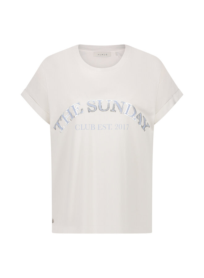 NKS04004 235 Nukus Meike Shirt The Sunday Offwhite/Sky