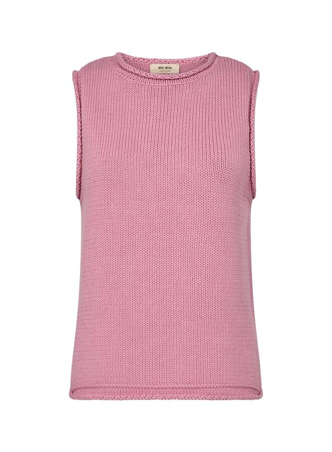 168050 248 Mosmosh MM Aubin SL knit top Cashmere Rose