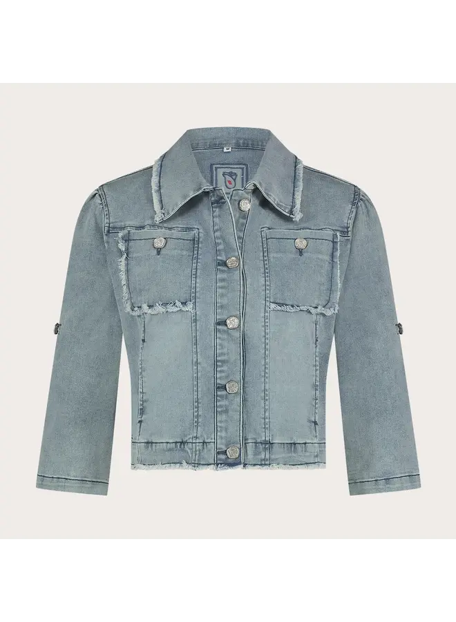 CR0070 416 Florez Zaza Jacket light blue
