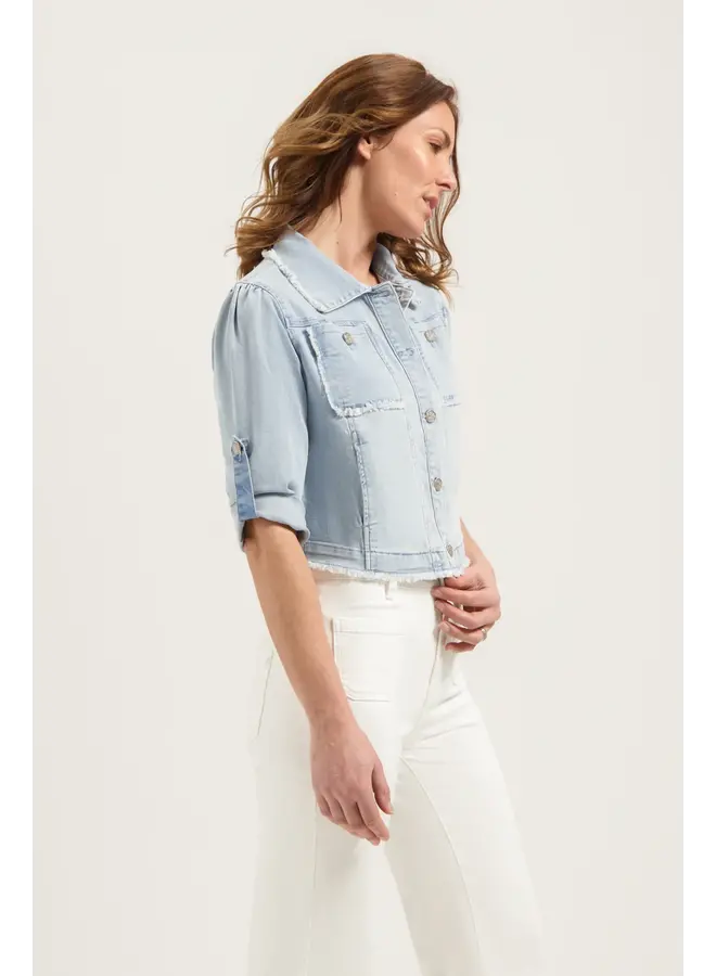 CR0070 416 Florez Zaza Jacket light blue