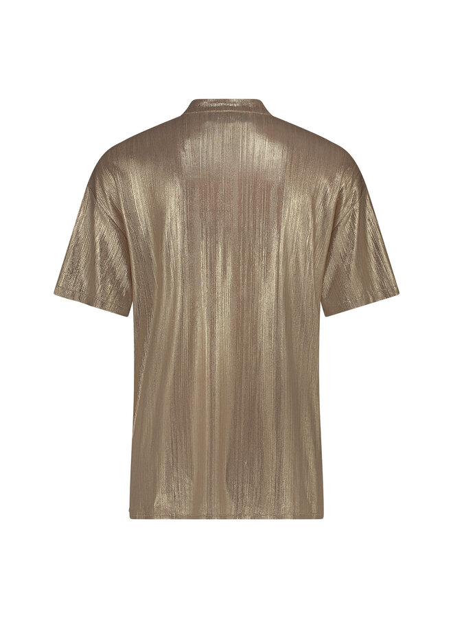 NKS01029 4 Nukus Delphinia Top Shiny Gold