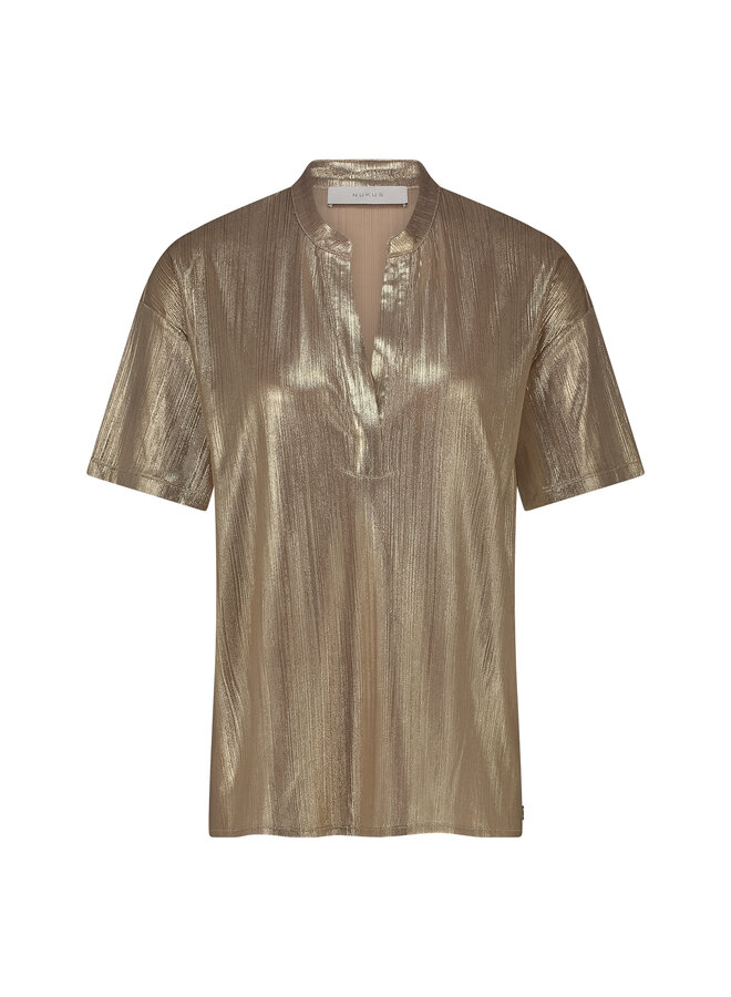NKS01029 4 Nukus Delphinia Top Shiny Gold