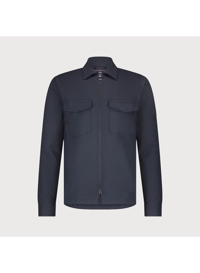 PisaS25-M100 Blue Industry Shirtjacket NAVY