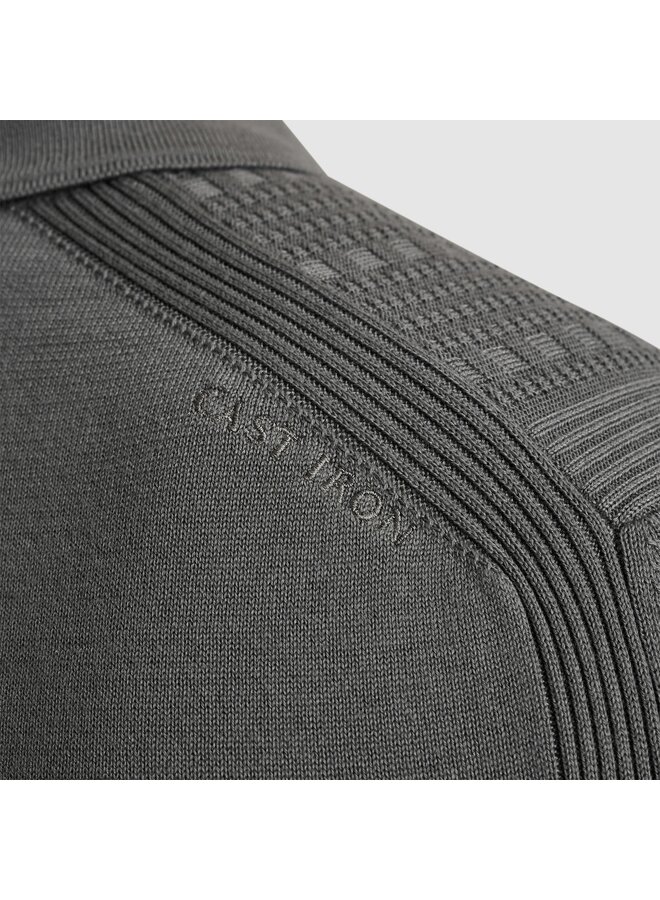 CPSS2504885 9133 Cast Iron Short sleeve polo cotton modal Granite Gray