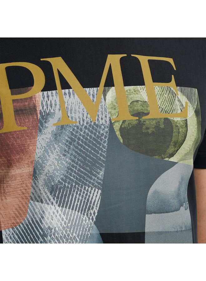 PTSS2504587 5281 PME Legend Short sleeve r-neck single jersey painting art Salute