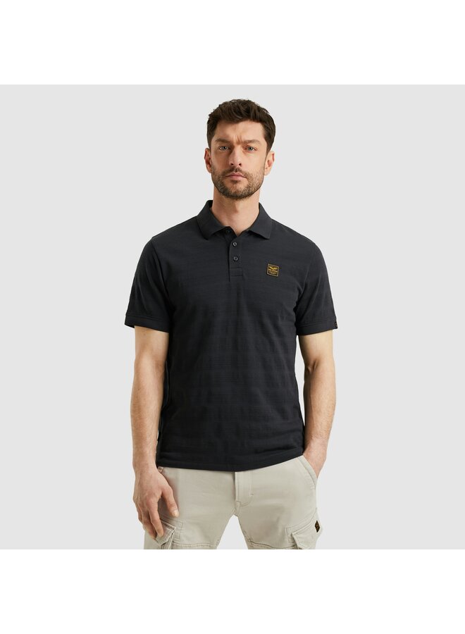 PPSS2504854 5281 PME Legend Short sleeve polo jacquard jersey stripe Salute