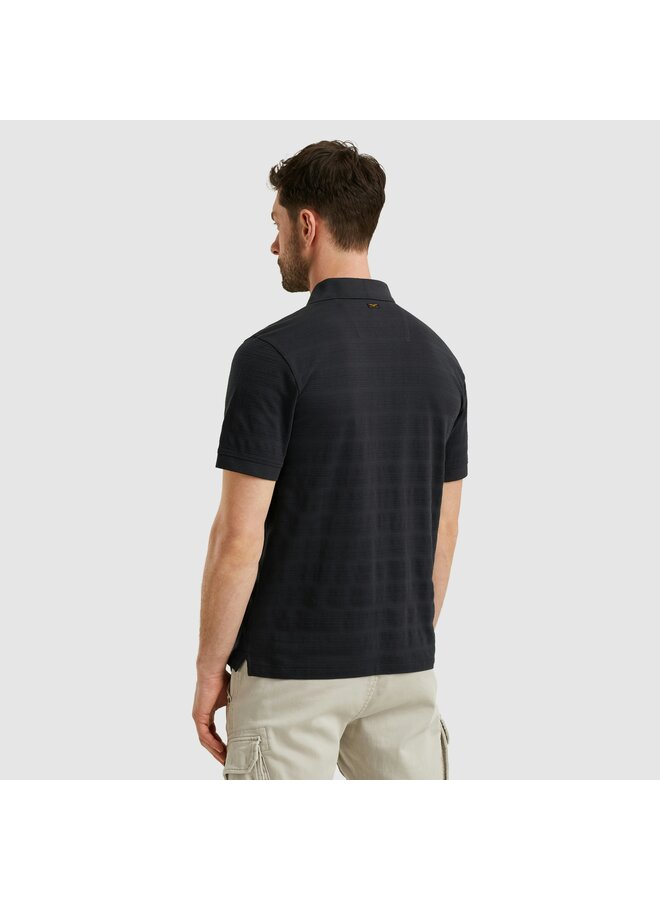 PPSS2504854 5281 PME Legend Short sleeve polo jacquard jersey stripe Salute