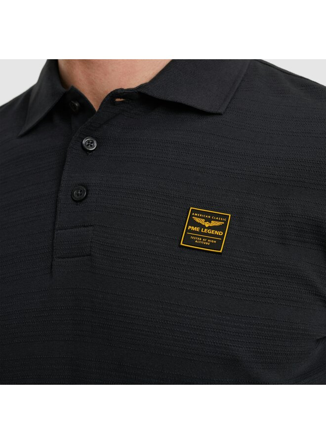PPSS2504854 5281 PME Legend Short sleeve polo jacquard jersey stripe Salute