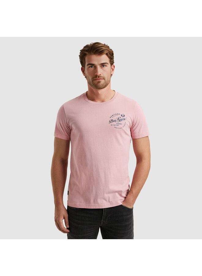 PTSS2504596 4038 PME Legend Short sleeve r-neck single jersey play Moonlight Mauve