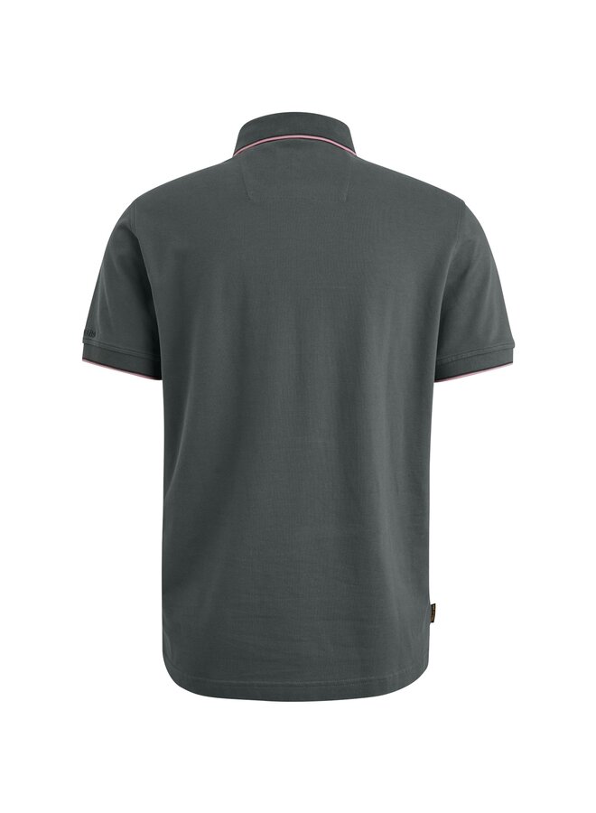 PPSS2504867 9076 PME Legend Short sleeve polo stretch pique package Dark Slate