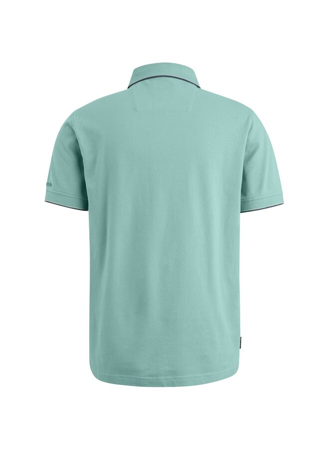PPSS2504867 5149 PME Legend Short sleeve polo stretch pique package Cameo Blue