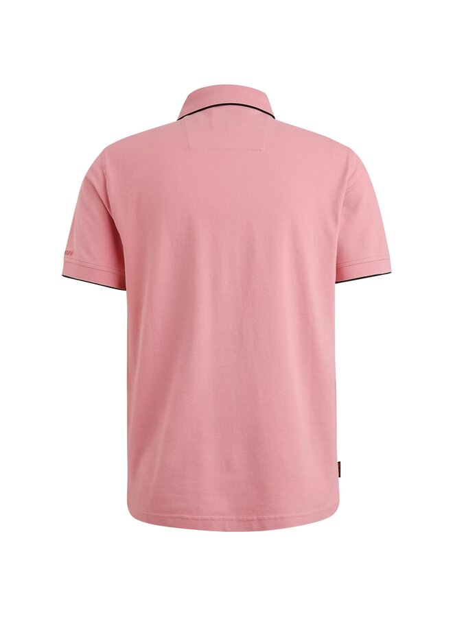 PPSS2504867 4038 PME Legend Short sleeve polo stretch pique package Moonlight Mauve
