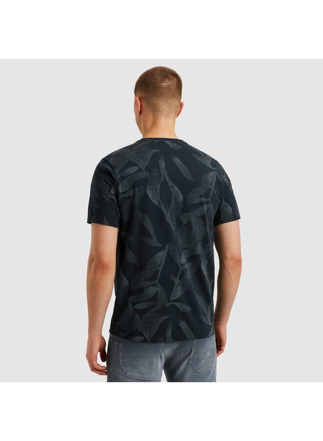 PTSS2504590 5281 PME Legend Short sleeve r-neck slub jersey aop Salute