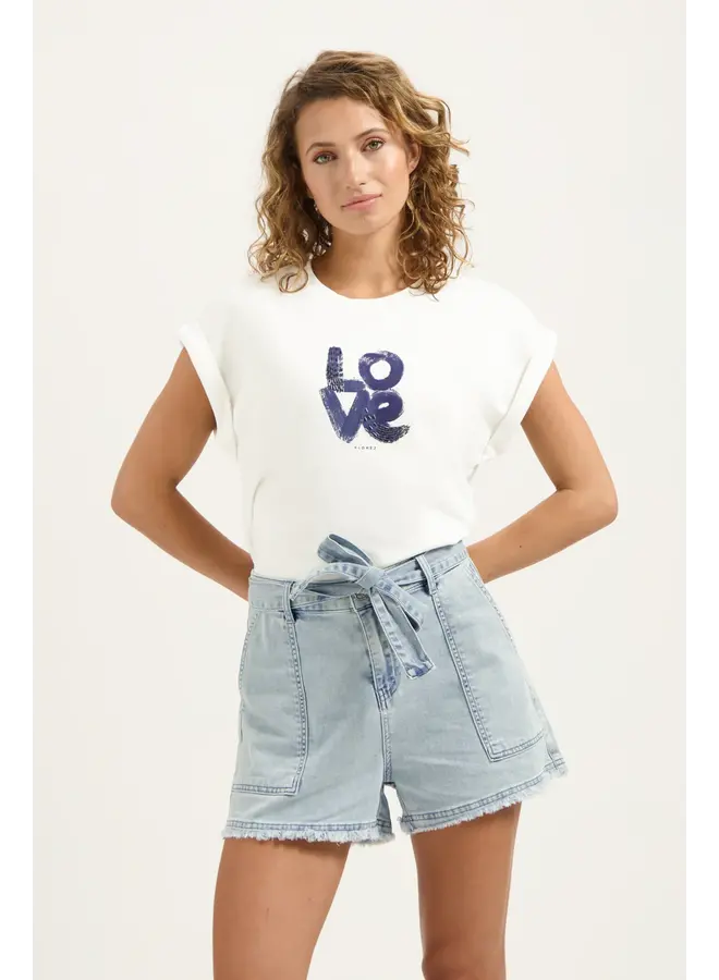CR0117 104 Florez Sammy T-Shirt Wisper White