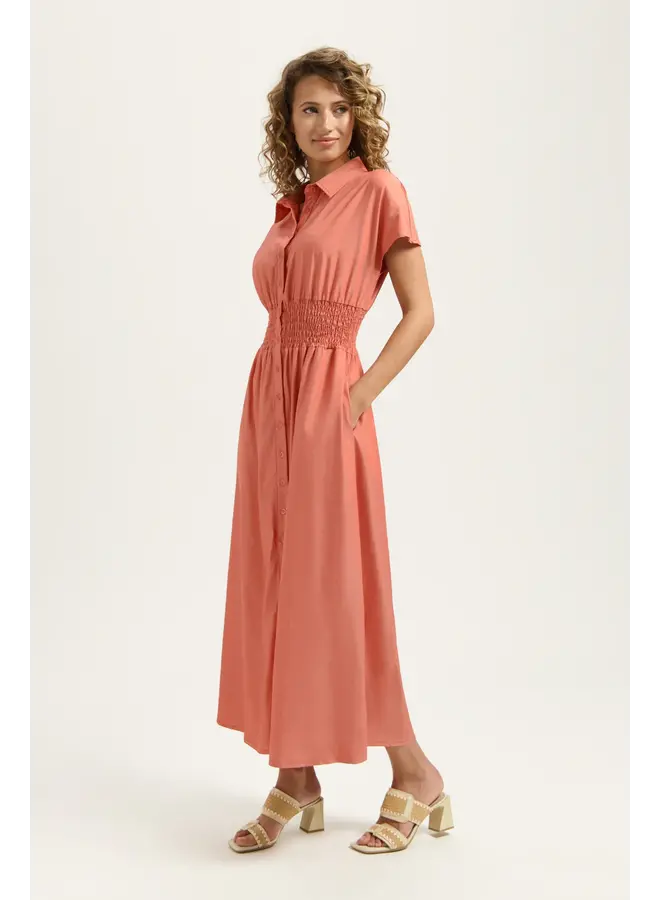 CR0163 806 Florez Estelle Dress Light Peach