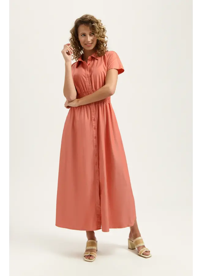 CR0163 806 Florez Estelle Dress Light Peach
