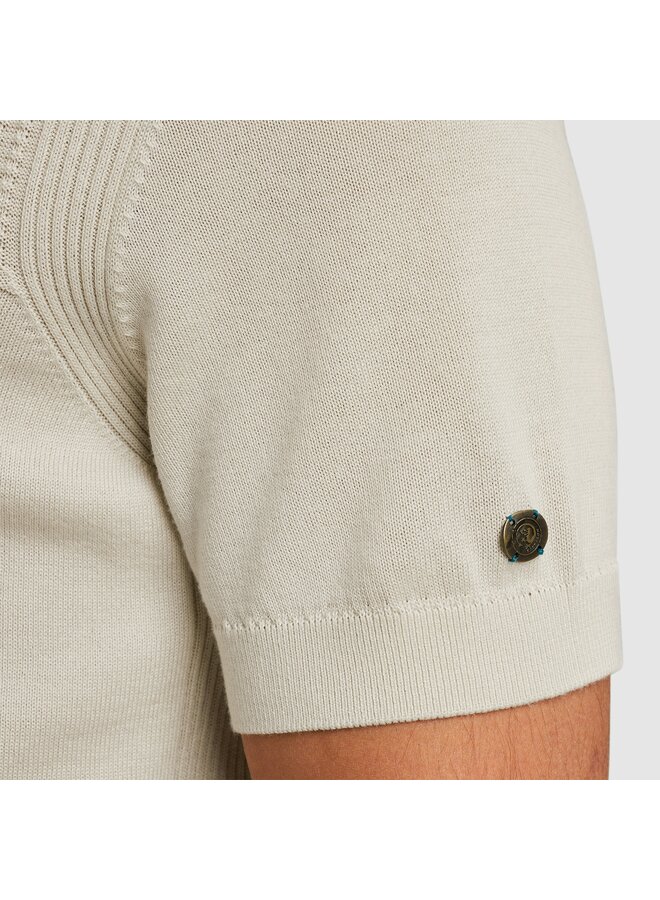 CPSS2505898 7014 Cast Iron Short sleeve polo cotton modal Silver Birch