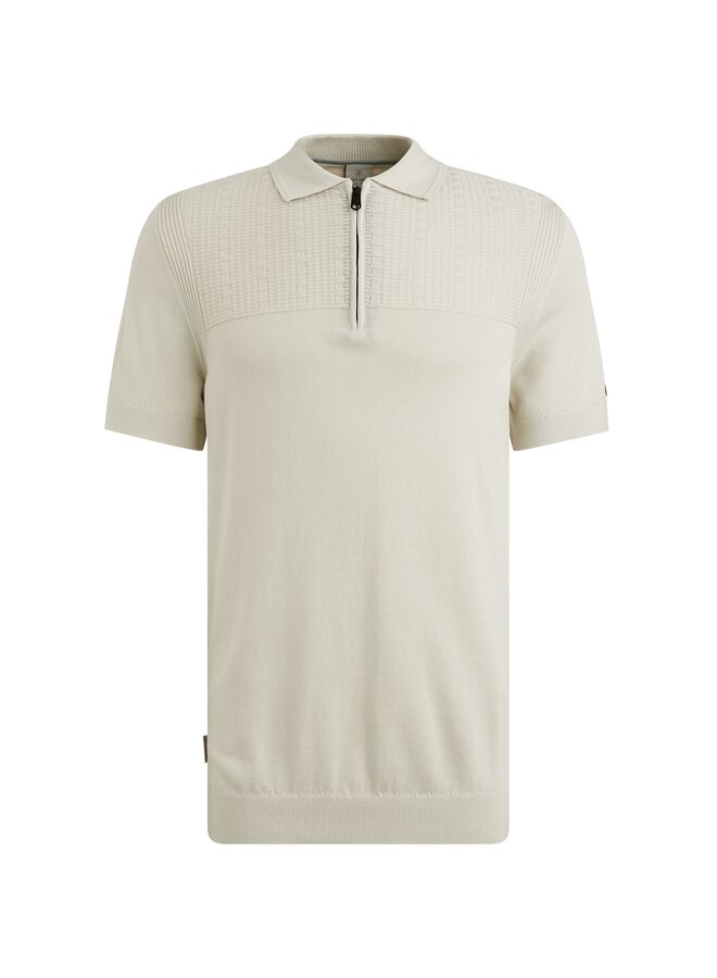 CPSS2505898 7014 Cast Iron Short sleeve polo cotton modal Silver Birch