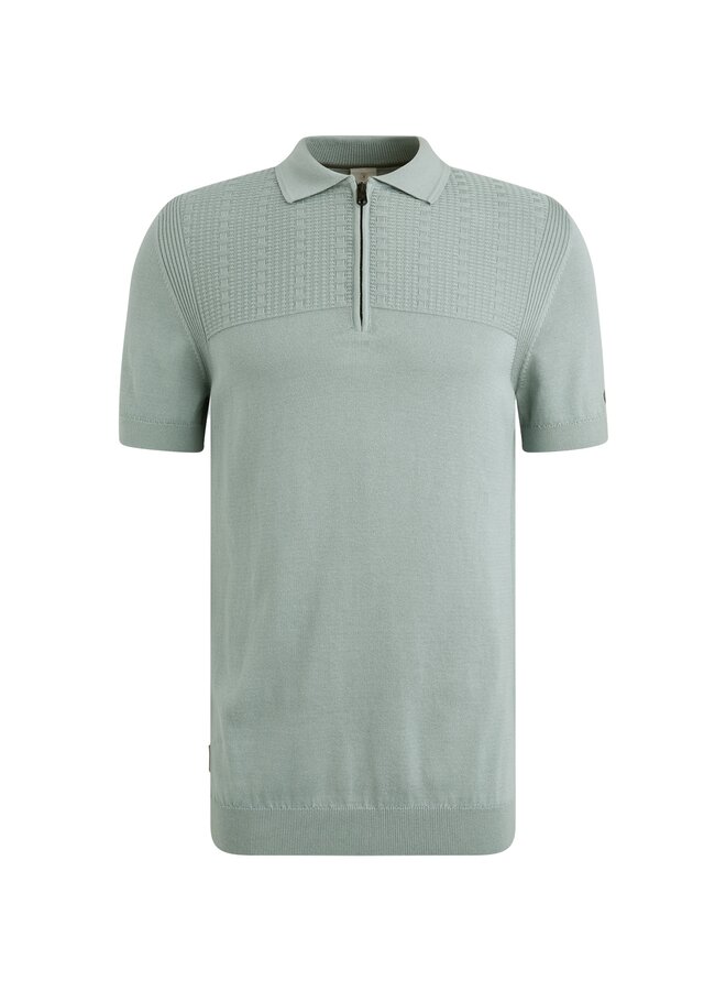 CPSS2505898 5225 Cast Iron Short sleeve polo cotton modal Slate