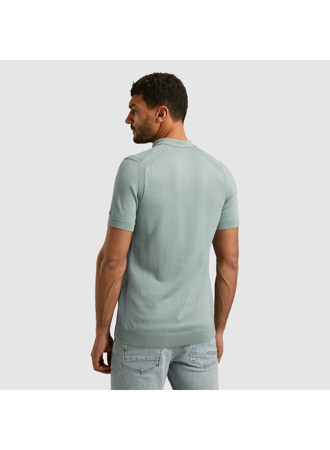 CPSS2505898 5225 Cast Iron Short sleeve polo cotton modal Slate