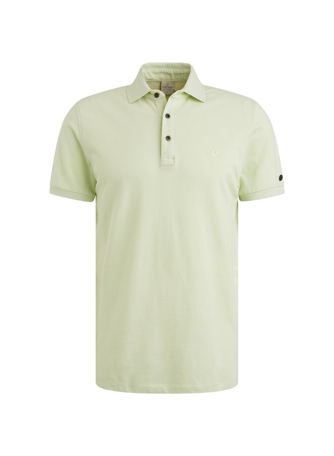 CPSS2505894 6355 Cast Iron Short sleeve polo essential fine pique slim Meadow Mist