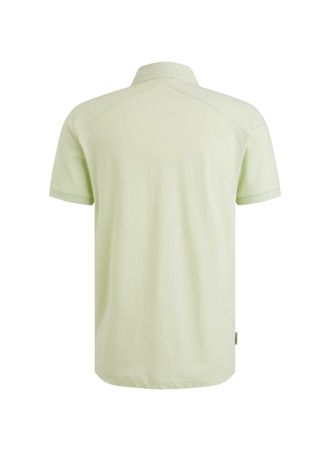 CPSS2505894 6355 Cast Iron Short sleeve polo essential fine pique slim Meadow Mist