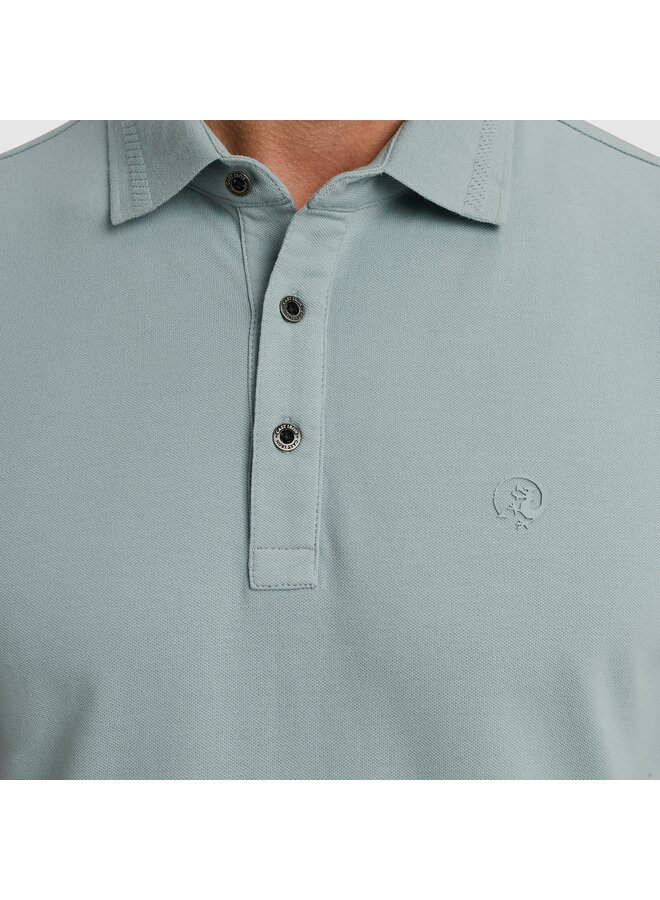CPSS2505894 5225 Cast Iron Short sleeve polo essential fine pique slim Slate